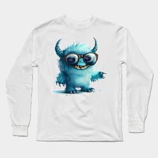 Cute Fluffy Monster Long Sleeve T-Shirt